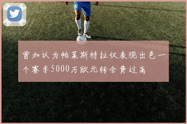 曾加认为帕莱斯特拉仅表现出色一个赛季5000万欧元转会费过高
